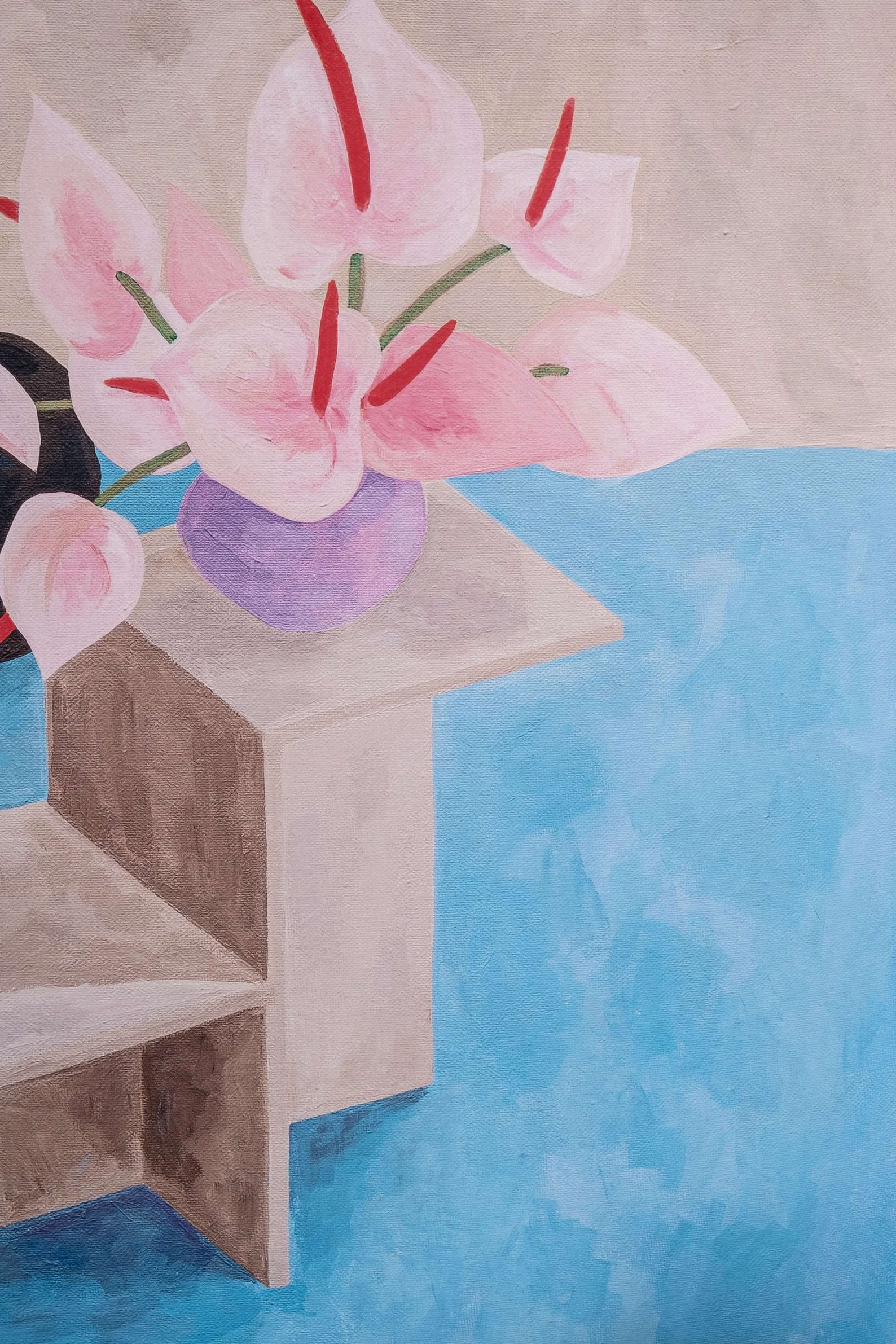 <p>Flamingo Flowers Poster</p>